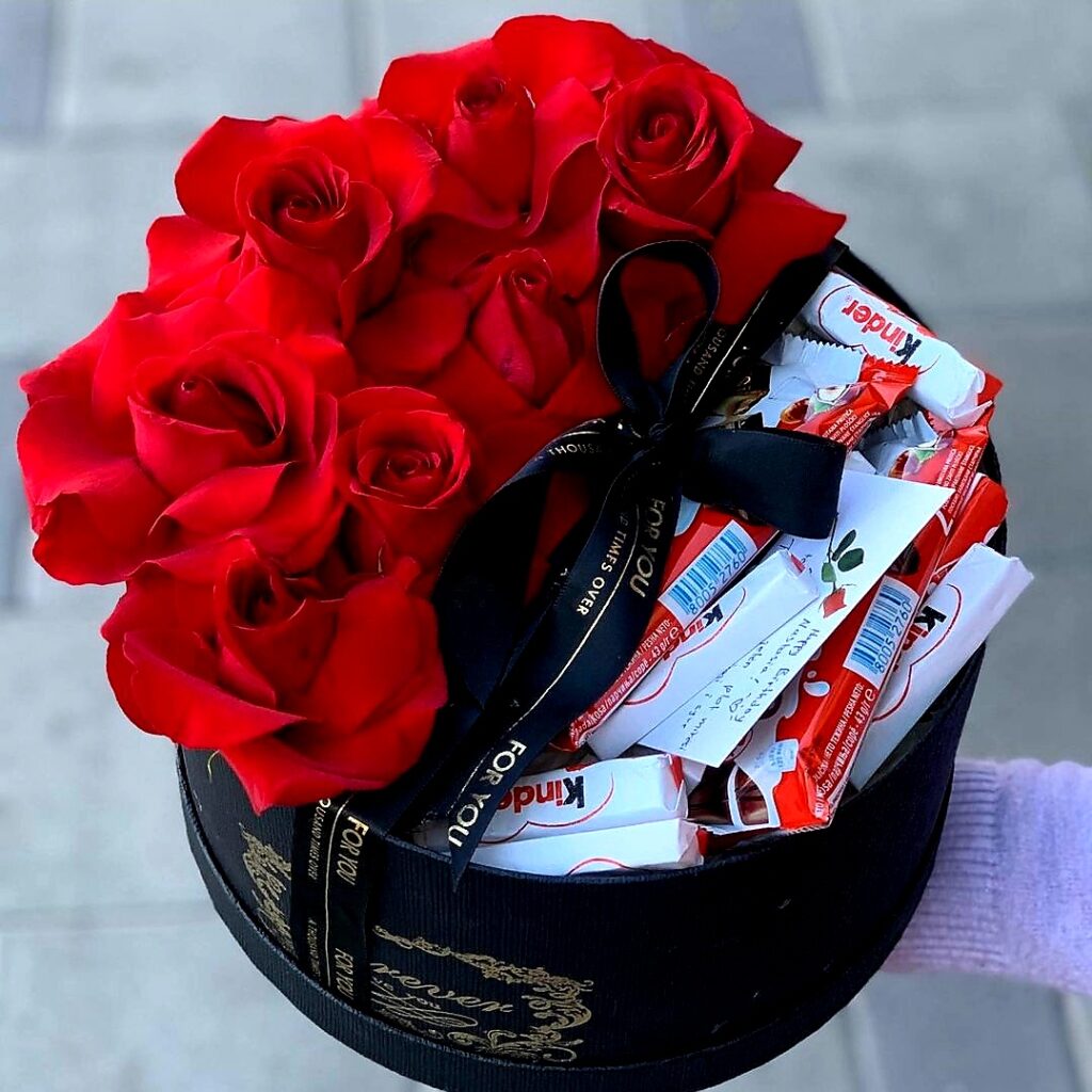 Roses & Kinder Flower Box Cvekara Bloom